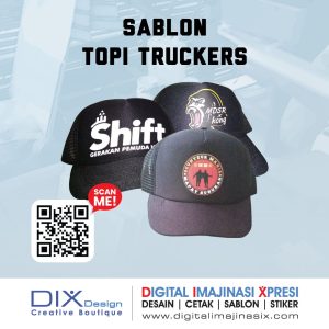 Sablon Topi Trucker